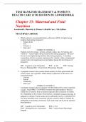 Chapter 15: Maternal and Fetal Nutrition Lowdermilk: Maternity & Women’s Health Care, 11th Edition
