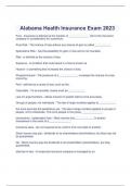 Alabama Health Insurance Exam 2023