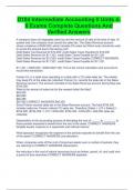 D104 Intermediate Accounting II Units 4-6 Exams Complete Questions And Verified Answers