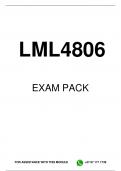 LML4806 EXAM PACK 2024