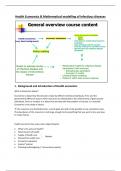 Class notes and summary of health economics and mathematical models of infectious diseases FBDBMW2108 (16/20) 