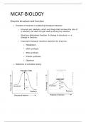 Biology_MCAT quick revision summary