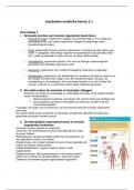 Samenvatting Anatomie en fysiologie  + XTRA toegangscode en pathalogie -  Medische Kennis Basis 1.1 (1500MK1E22)