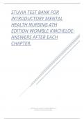 TEST BANK FOR INTRODUCTORY MENTAL HEALTH NURSING 4TH EDITION WOMBLE KINCHELOE-ANSWERS AFTER EACH CHAPTER..pdf