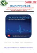 COMPLETE TEST BANK ELECTROCARDIOGRAPHY FOR HEALTHCARE PROFESSIONALS, 5TH EDITION KATHRYN BOOTH, THOMAS O’BRIEN| ALL CHAPTER INCLUDED| ANSWERS KEY| RATED A+