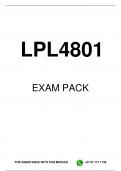 LPL4801 EXAM PACK 2024