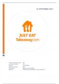 Financiële analyse Just Eat Takeaway (JET)
