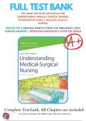 Davis Advantage for Understanding Medical-Surgical Nursing 7th Edition Linda S. Williams Test Bank Chapter 1-57 | 9781719644587 | All Chapters with Answers and Rationals 