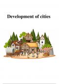 ontwikkeling van steden