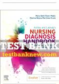 Test Bank For Ackley And Ladwig’s Nursing Diagnosis Handbook, 13th - 2023 All Chapters - 9780323776837