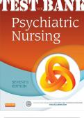 TEST BANK for Psychiatric Nursing 7th Edition by Keltner Norman & Steele Debbie. ISBN 9780323185790 (Complete Chapters 36 Chapters Q&A)