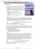 Test Bank For Psychiatric Nursing Contemporary Practice 7th edition Mary Ann Boyd Chapter 1-43 | Complete Guide 2023