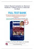 Pediatric Physical Examination An  Illustrated Handbook 3rd Ed by Karen G. Duderstadt Test Bank | QUESTIONS & ANSWERS EXPLAINED (RATED A+) | 2023