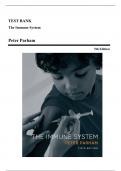Test Bank - The Immune System, 5th Edition (Parham, 2022), Chapter 1-17 | All Chapters