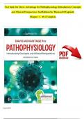 TEST BANK For Davis Advantage for Pathophysiology Introductory Concepts and Clinical Perspectives 3rd Edition By Theresa Capriotti | Verified Chapter's 1 - 42 | Complete Newest Version
