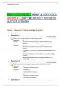 NRNP 6552 WEEK 2 KNOWLEDGE CHECK (MODULE 1-3)WITH CORRECT ANSWERS (LATEST UPDATE)