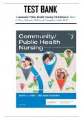 Test Bank For Community Public Health Nursing 7th Edition by Mary A. Nies, Melanie McEwen | Complete Guide 2022 score A+