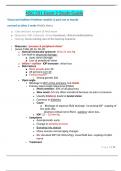 NSG 331 Exam 2 Study Guide