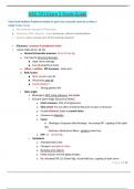 NSG 331 Exam 2 Study Guide