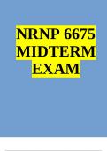 NRNP 6675 WEEK 6 & 11 BUNDLE
