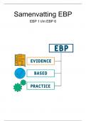 VOLLEDIGE samenvatting EBP 6 met studietaken, oefentoets en begrippenlijst