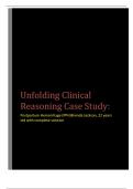 Unfolding Clinical Reasoning Case Study:Postpartum Hemorrhage (PPH)Brenda Jackson, 22 years old with complete solution