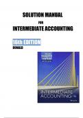 Solution Manual For Intermediate Accounting 16th Edition By Donald | Complete Guide A+