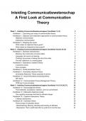 Inleiding communicatiewetenschap - a first look into communication theory