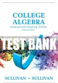 Test Bank For College Algebra: Enhanced with Graphing Utilities 7th Edition All Chapters - 9780134111315