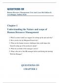 Questions on Human Resource Management Text And Cases 9th Edition K. Aswathappa, Sadhna Dash
