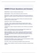 ABMDI-D Exam Questions and Answers (Graded A)