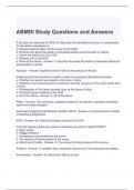 ABMDI Study Questions and Answers 2023-2024