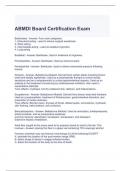 ABMDI Exams Bundle (Full Pack solution) Graded A