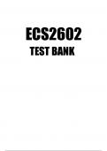 ECS2602 TEST BANK 2023