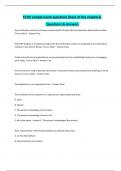 FCHP sample exam questions (back of the chapters) Questions & Answers