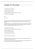 Chapter 16 The Infant question n answers graded A+ 2023/2024