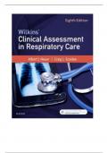 Wilkins' Clinical Assessment in Respiratory Care 8th Edition by Albert J. Heuer Test Bank