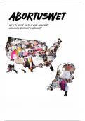Mini PWS over de invloed van de Amerikaanse abortuswet op nederland
