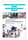 TEST BANK For Foundations of Financial Management, 18th Edition, Stanley Block, Geoffrey Hirt, Bartley Danielsen, Chapters 1 - 21, Newest Version (Verified by Experts)