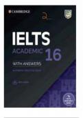 Cambridge IELTS 16 with Answers Academic