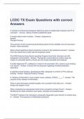 LCDC TX Exam Questions with correct Answers