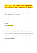 WGU C857 Pre-Assessment Questions and answers, 100% Accurate. Graded A+ | 26 Pages