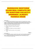 NURS6550 MIDTERM  EXAM REAL COMPLETE SET  100 QUESTIONS COLLECTLY  ANSWERED | ALREADY  PASSED|A GRADE 