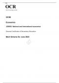 OCR GCSE (9–1) Economics J205/02 JUNE 2023 QUESTION PAPER AND MARK SCHEME
