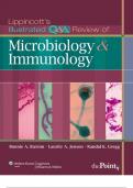LIPPINCOTT'S ILLUSTRATED QUESTION AND ANSWER REVIEW OF MICROBIOLOGY AND IMMUNOLOGY TESTBANK COMPLETE GUIDE A+ (ALL YOU NEED)