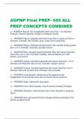 AGPNP Final PREP- 665 ALL  PREP CONCEPTS COMBINED