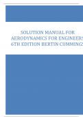 Solution Manual for Aerodynamics for Engineers 6th Edition Bertin Cummings