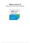 VMware vSphere 8.x Professional (2V0-21.23) - 62 official exam questions