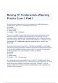 Test Bank for Fundamentals of Nursing 11th Edition Potter Perry Questions and Answers (A+ GRADED)