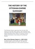 the overview of the ottoman empire 